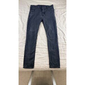 Levi's 510 Skinny Jeans Men's 32x32 Faded Black Gray Wash Stretch Denim